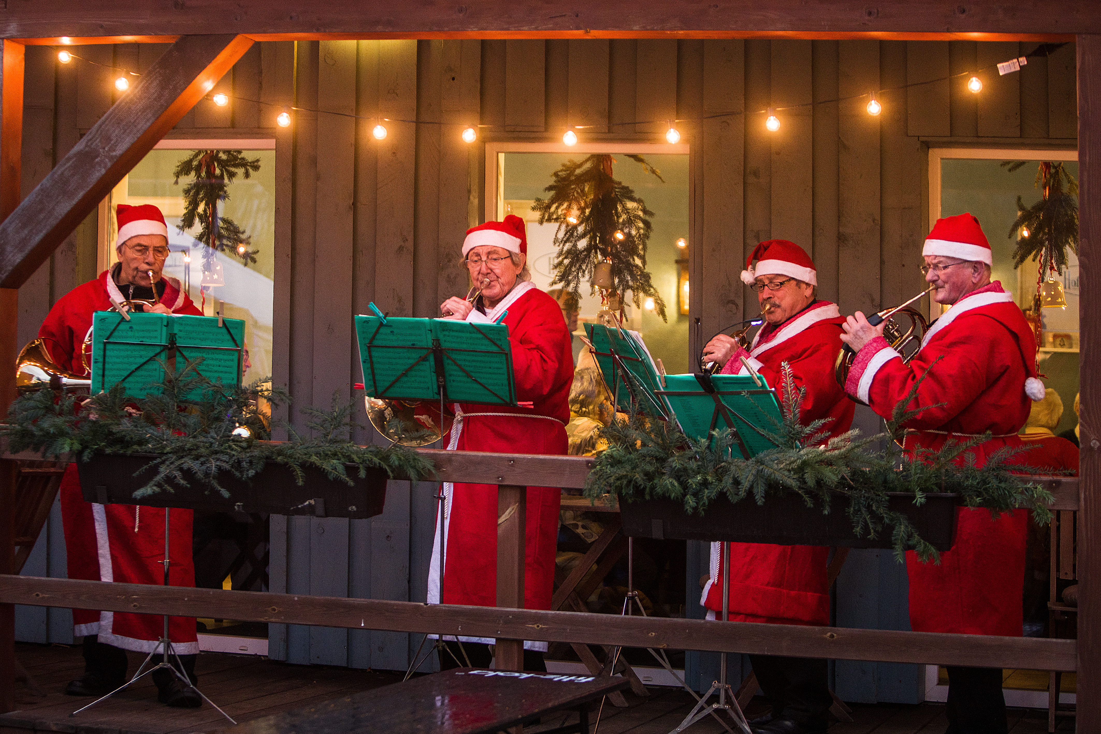 Weihnachtmann-Hornquartett