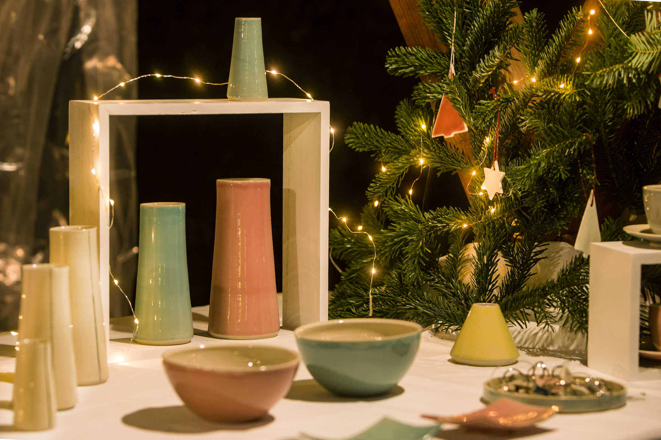 Töpferkunst beim Weihnachtsmarkt