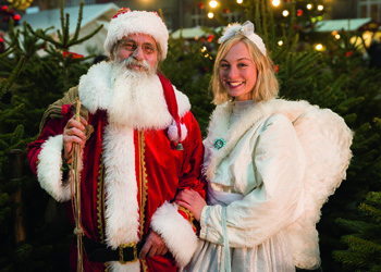 Weihnachtsmann und Engel, Foto: Daniela Incoronato