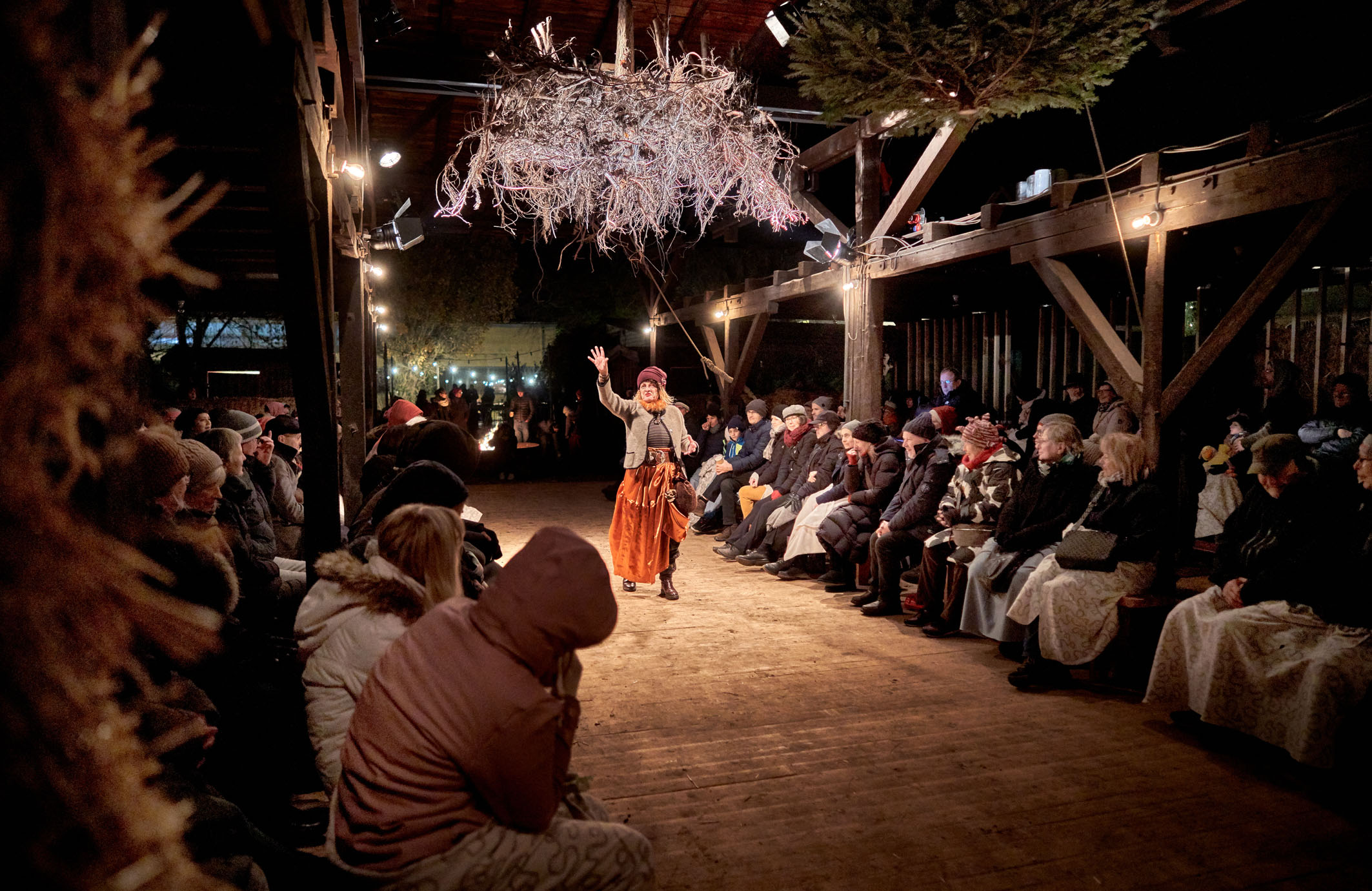 Märchennacht in der Schwarzen Scheune bei Späth: Aufführung mit Publikum