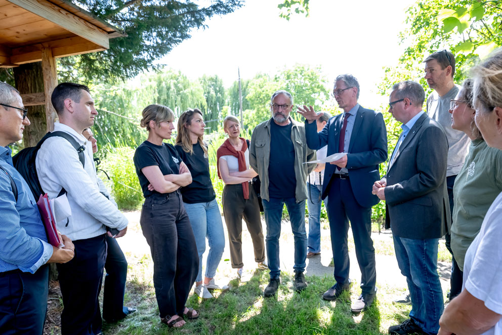 Garten-Biotop am Karpfenteich: Harte Diskussionen um die Pläne, Foto: Regina Sablotny